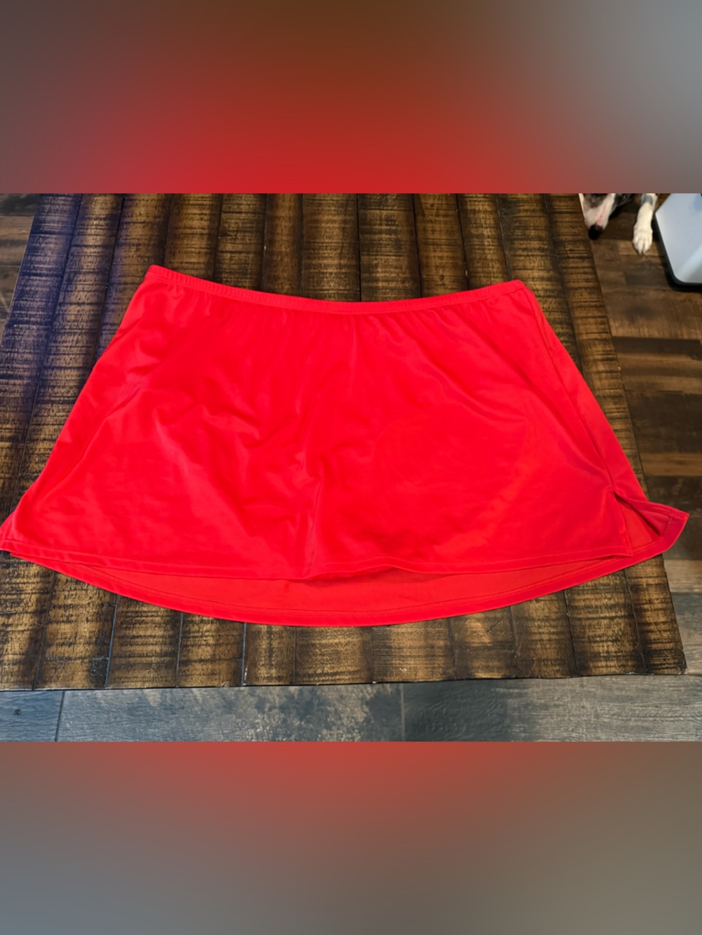 Cacique Coral-Red Swim Brief